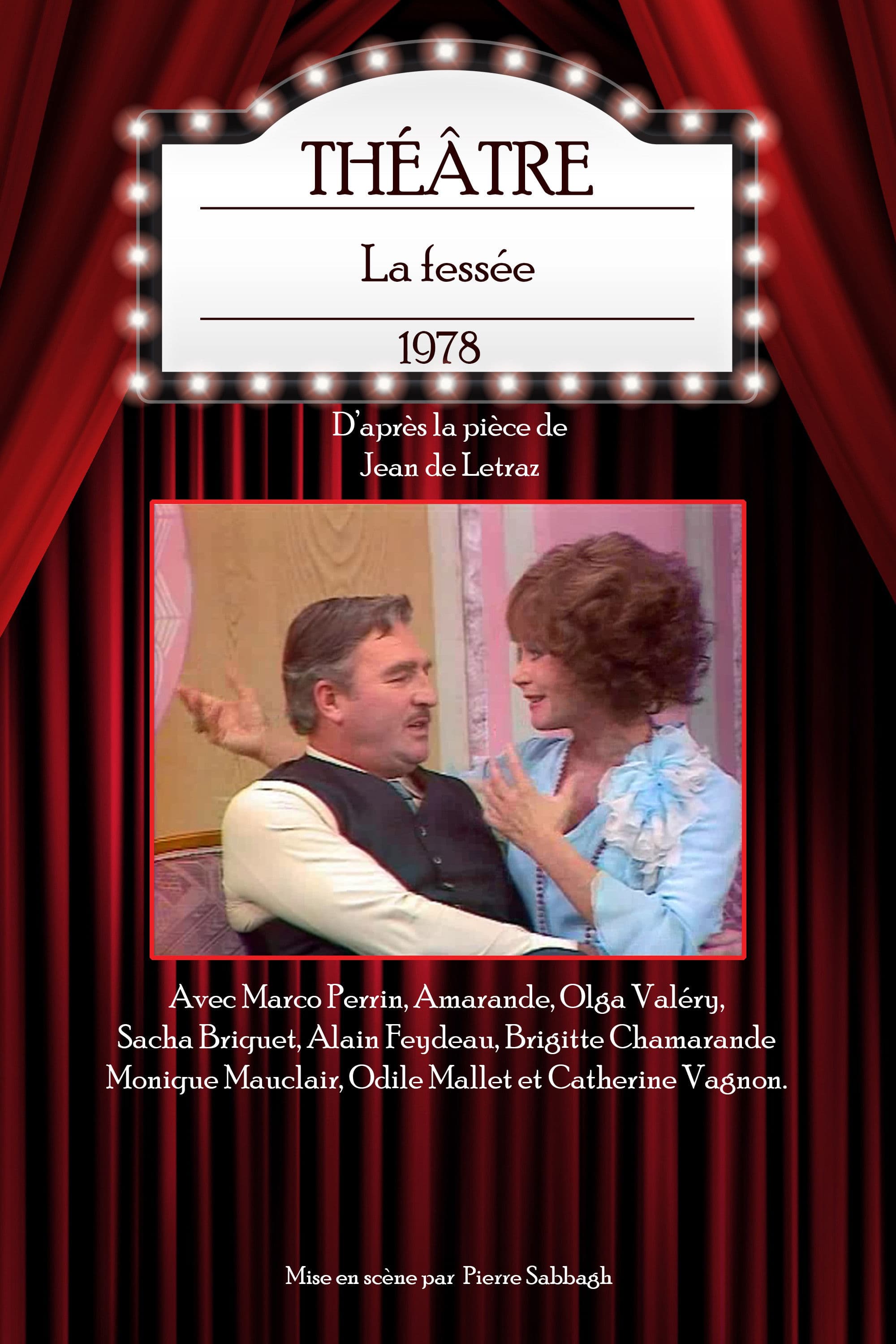 Poster backdrop for La Fessée