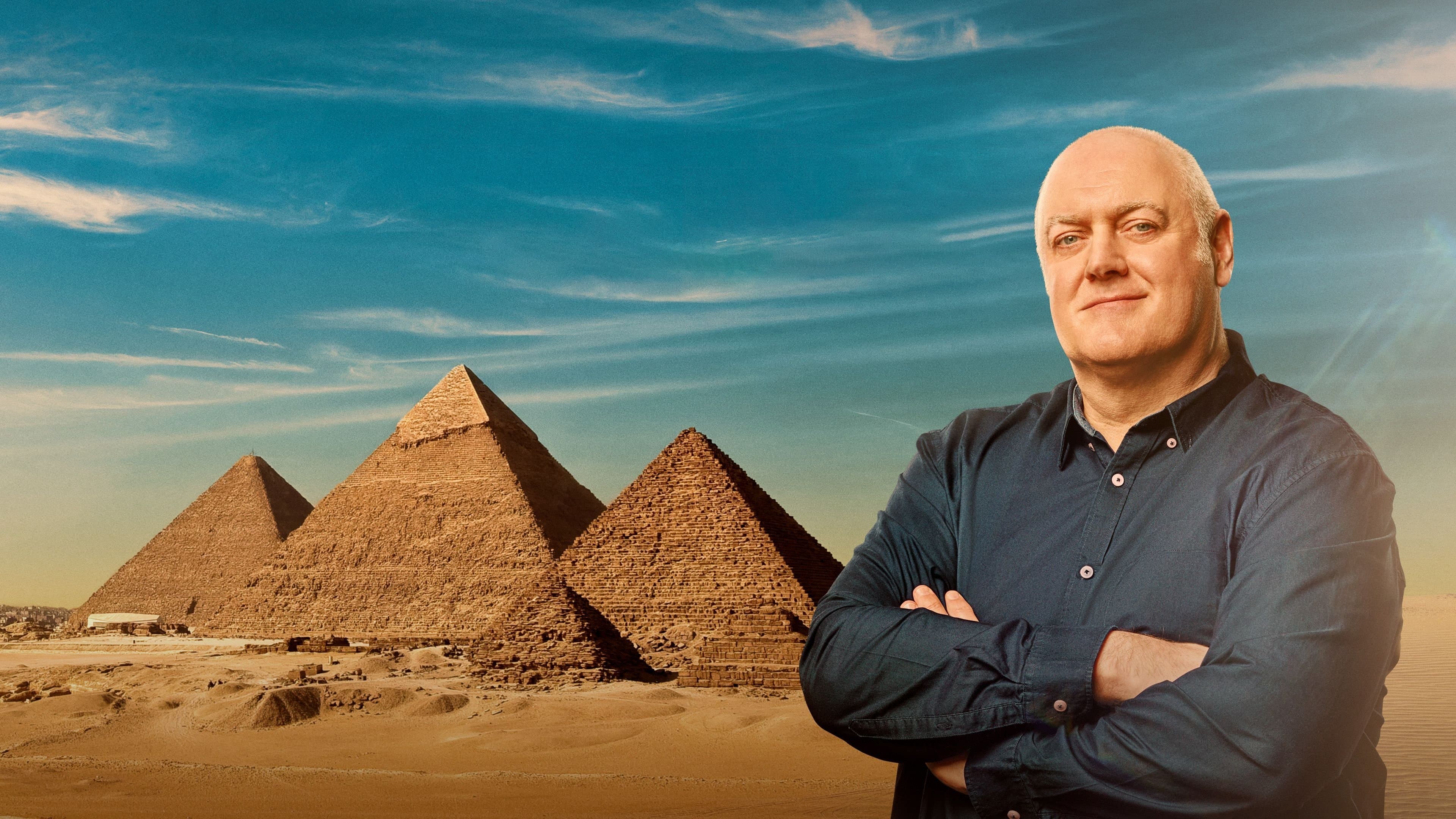 Poster backdrop for Mysteries of the Pyramids with Dara Ó Briain