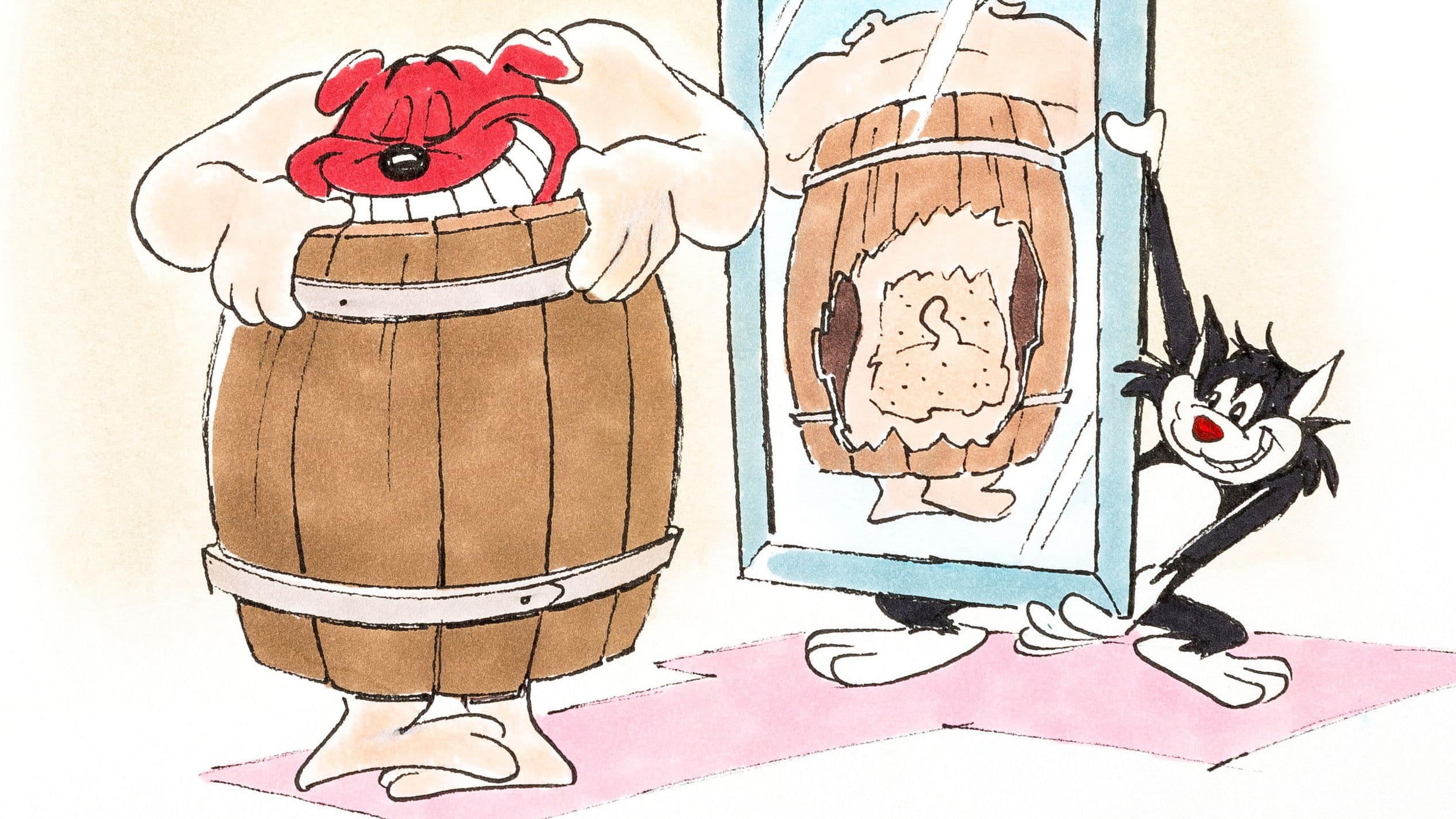 Poster backdrop for Ventriloquist Cat