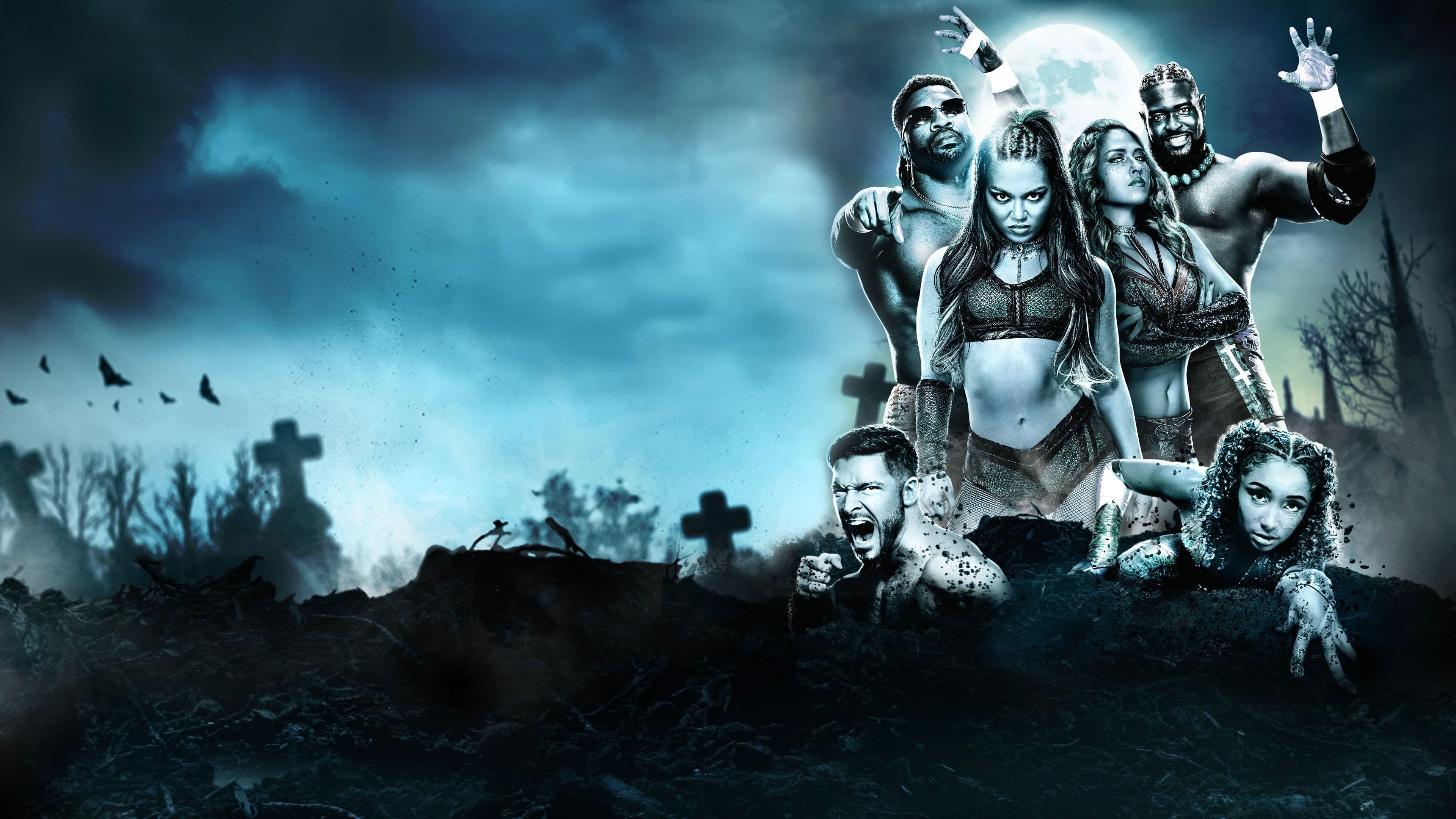 Poster backdrop for NXT Halloween Havoc 2024