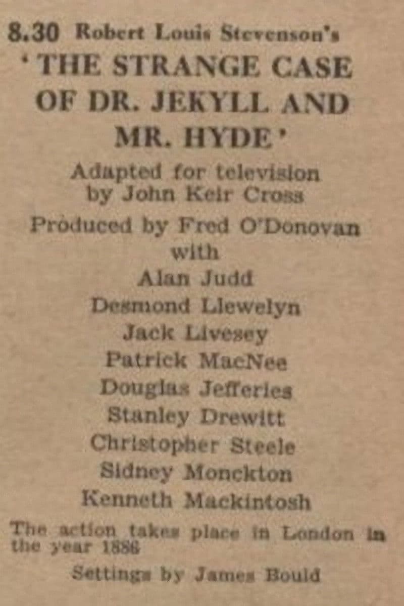 Poster backdrop for The Strange Case of Dr. Jekyll and Mr. Hyde