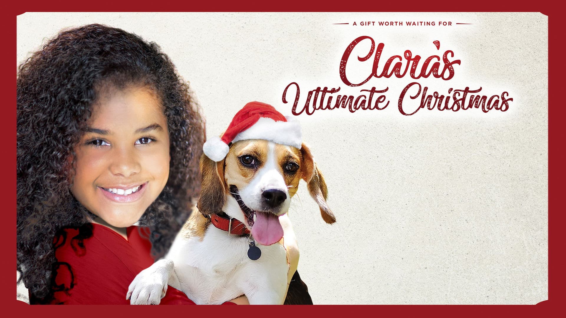 Poster backdrop for Clara's Ultimate Christmas