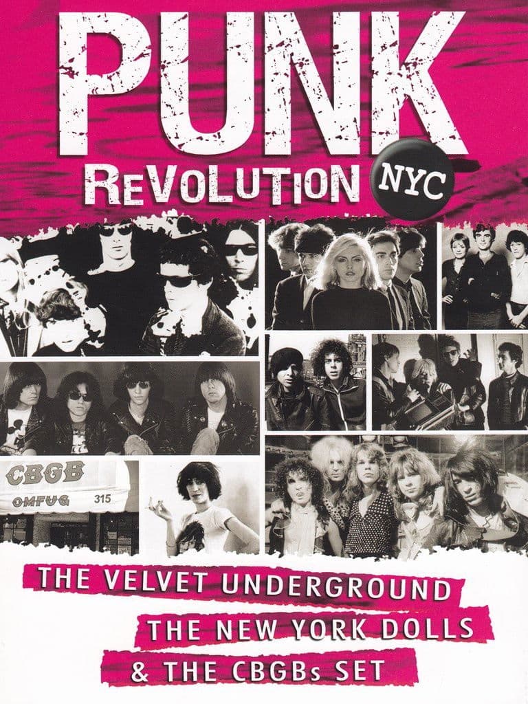 Poster backdrop for Punk Revolution NYC