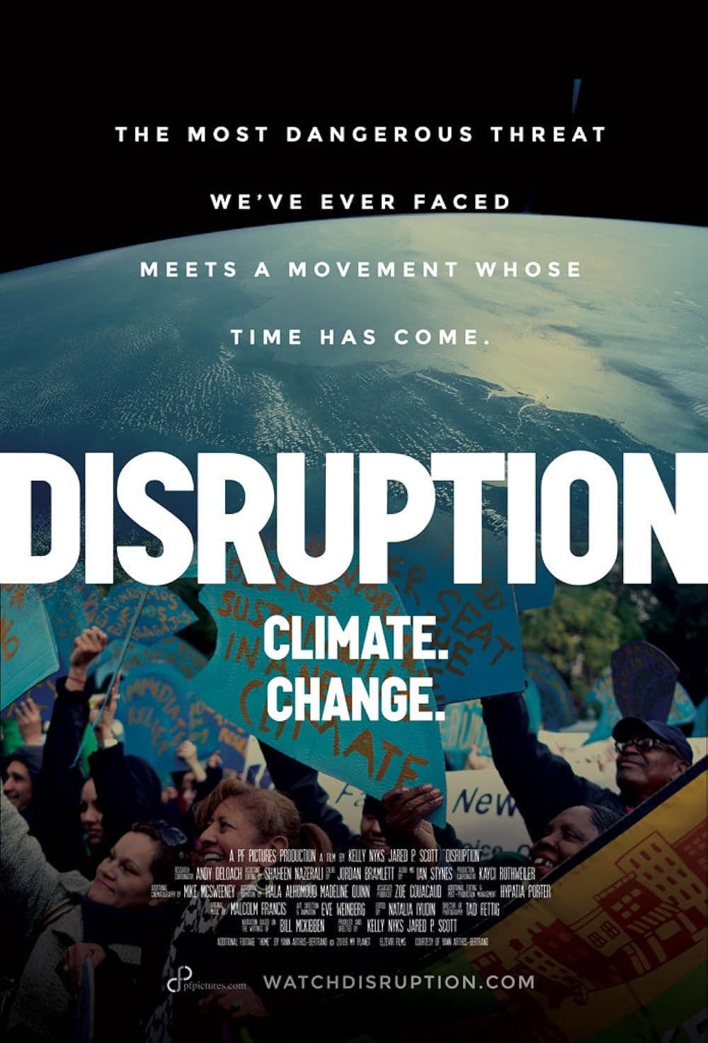 Poster backdrop for Disruption: Climate. Change.