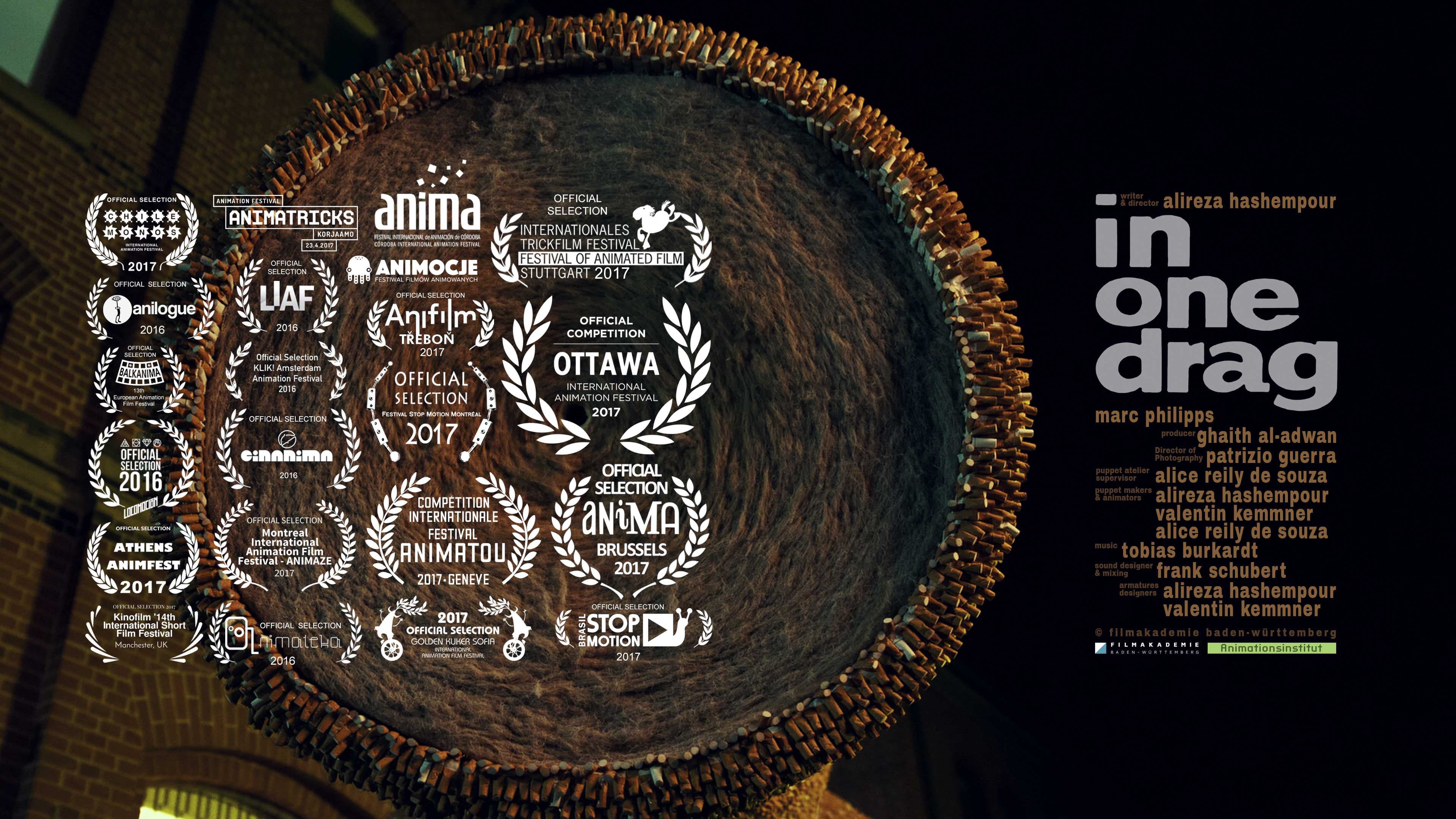 Poster backdrop for In One Drag