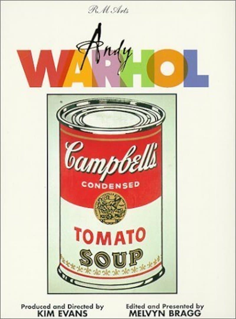 Poster backdrop for Andy Warhol