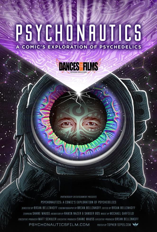 Poster backdrop for Psychonautics: A Comic's Exploration of Psychedelics