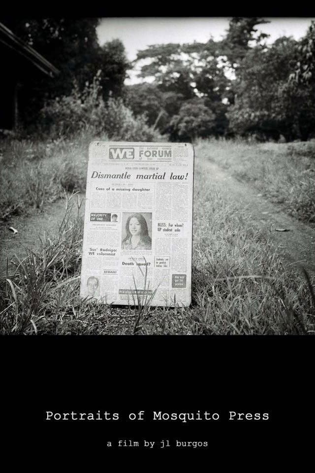 Poster backdrop for Portraits of Mosquito Press