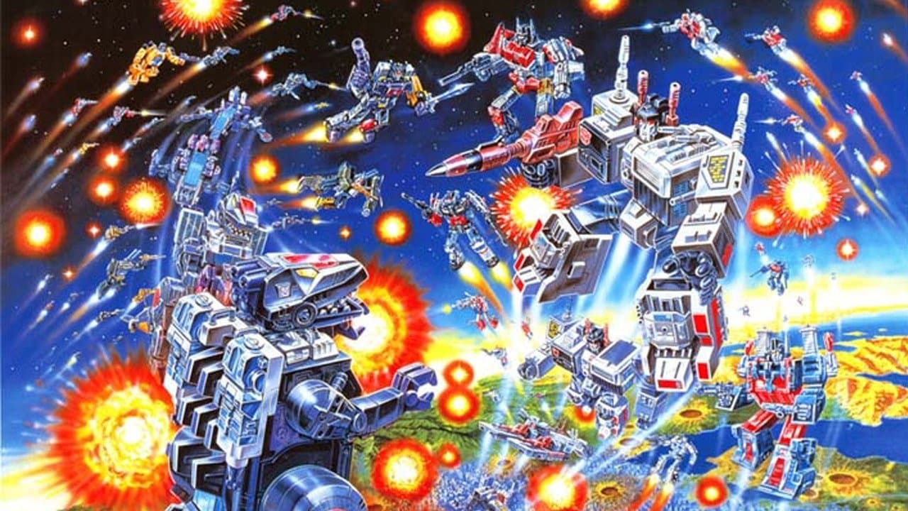 Poster backdrop for Transformers: Scramble City