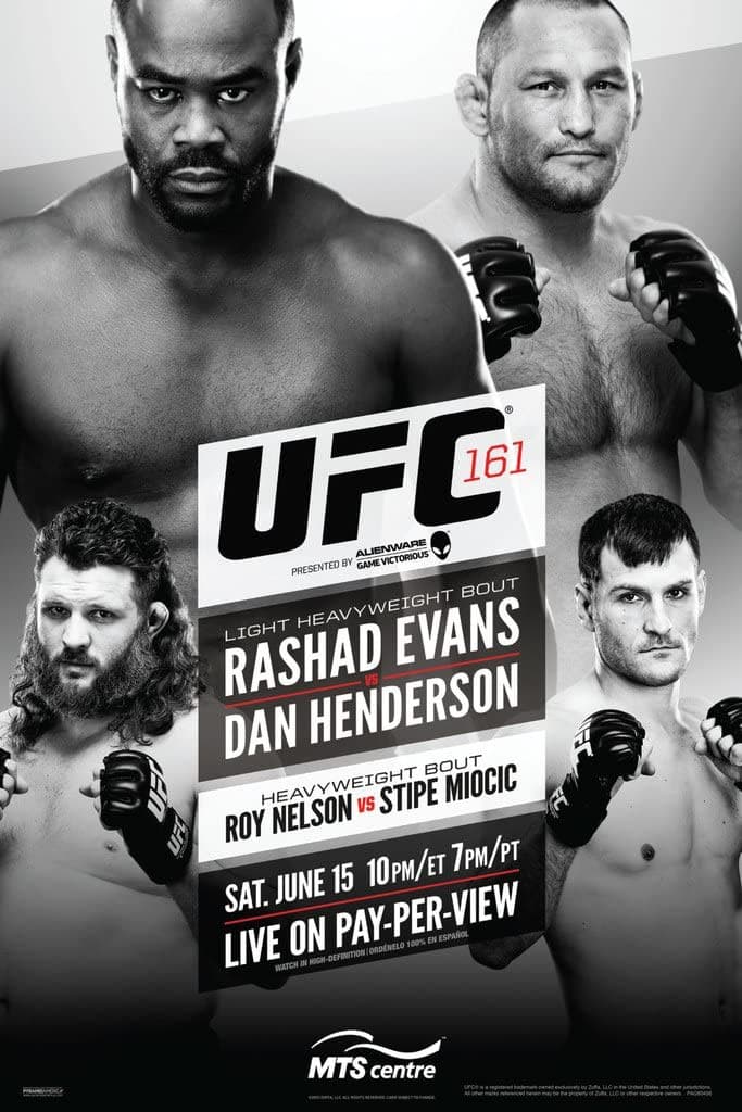 Poster backdrop for UFC 161: Evans vs. Henderson