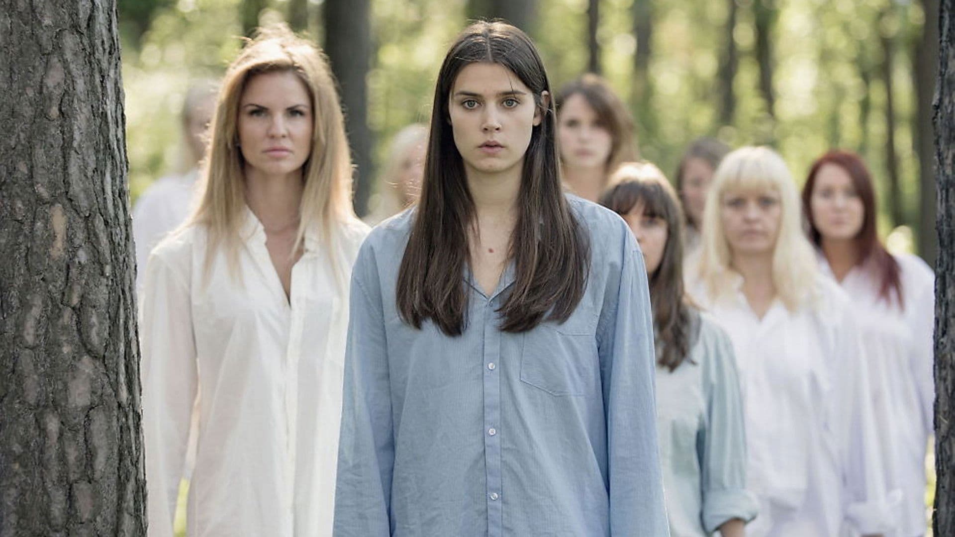 Poster backdrop for Women in Oversized Men's Shirts