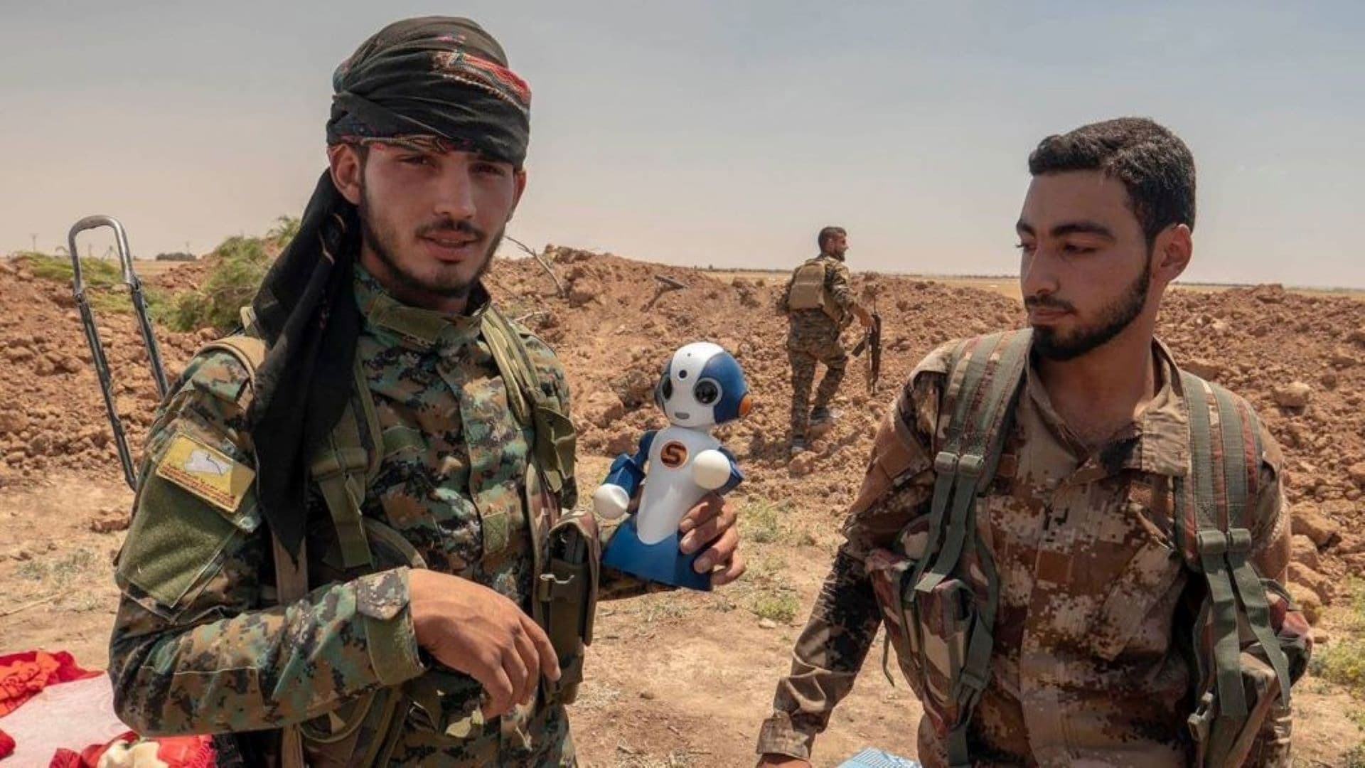 Poster backdrop for A.I. At War