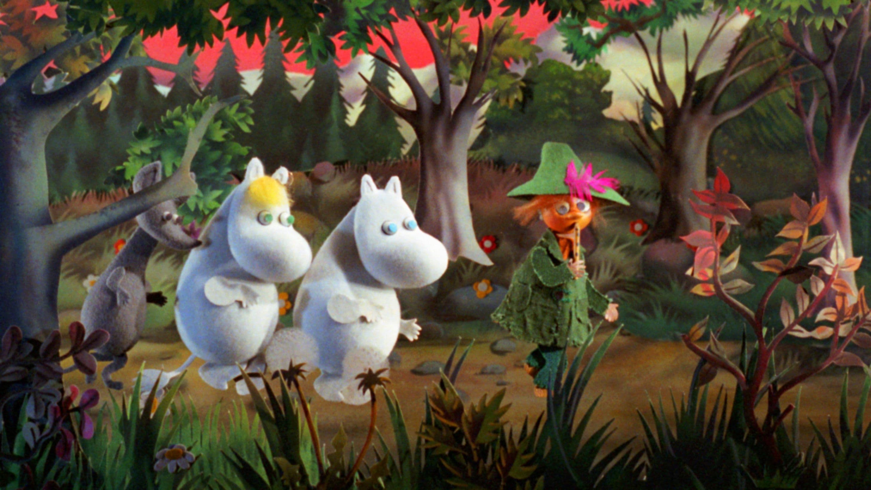 Poster backdrop for Moomins and the Comet Chase