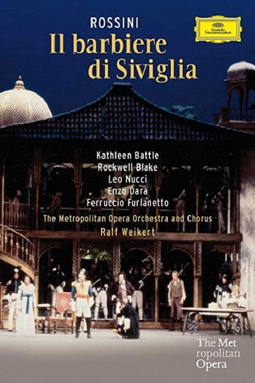 Poster backdrop for The Met - Il Barbiere di Siviglia