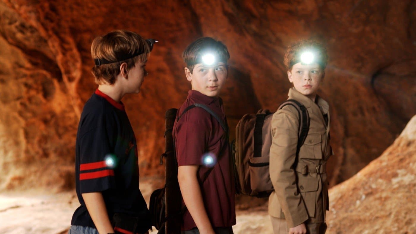 Poster backdrop for The Three Investigators in The Secret of Skeleton Island