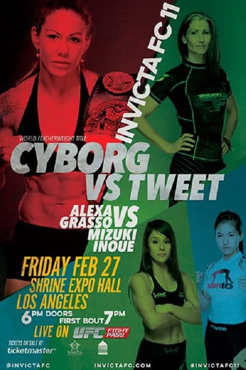 Poster backdrop for Invicta FC 11: Cyborg vs. Tweet
