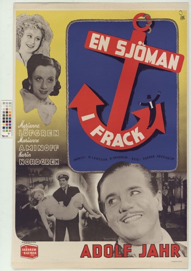 Poster backdrop for En sjöman i frack