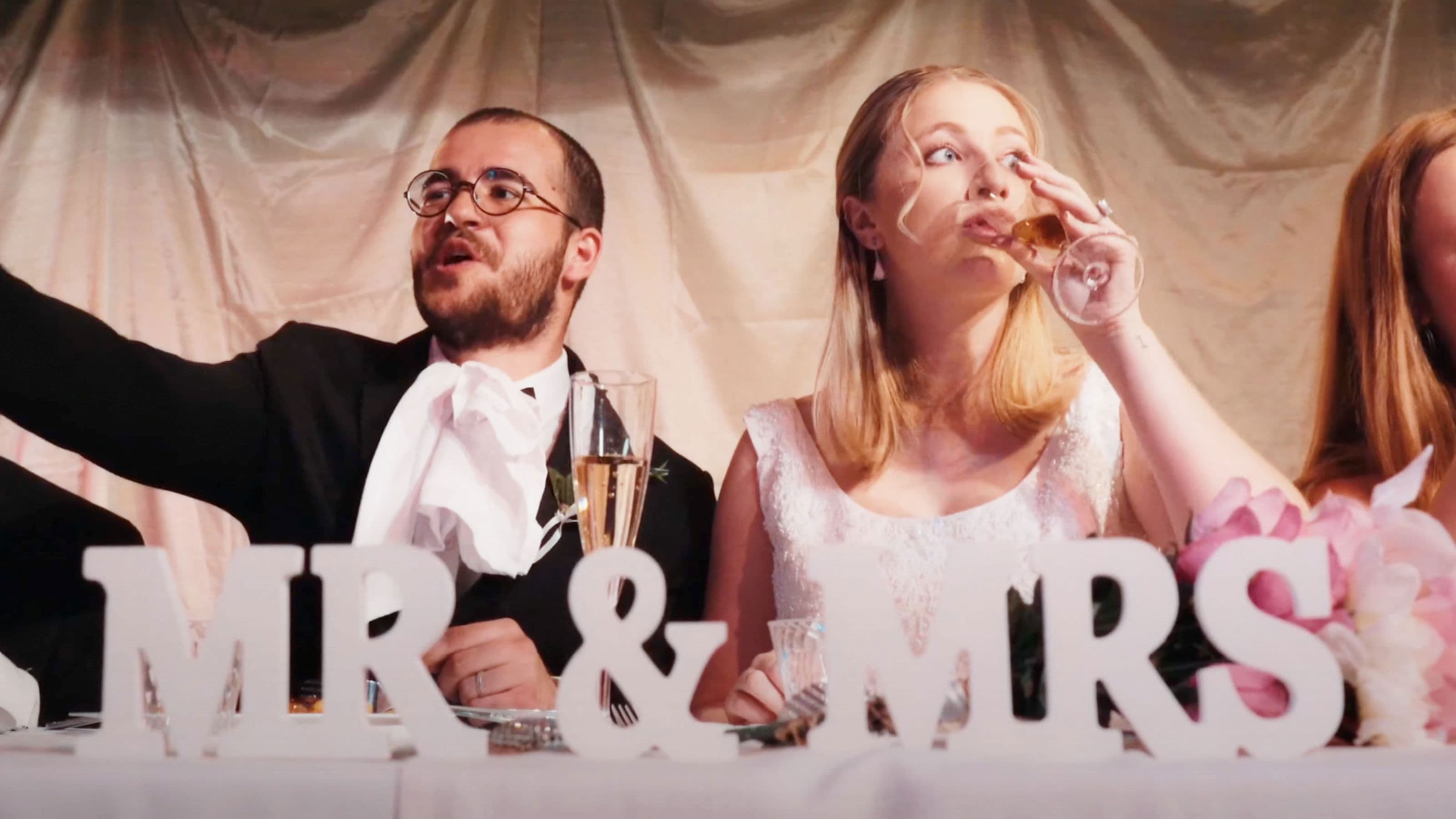 Poster backdrop for Reception