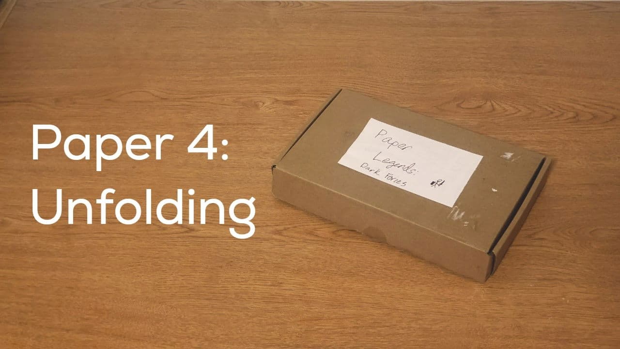 Poster backdrop for Paper 4: Unfolding