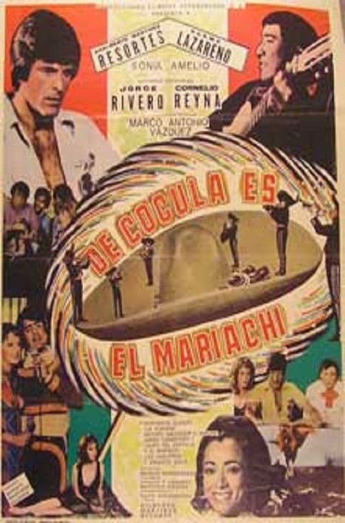 Poster backdrop for De Cocula Es El Mariachi