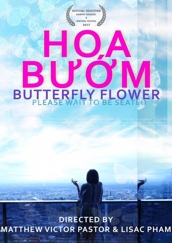 Poster backdrop for Butterfly Flower