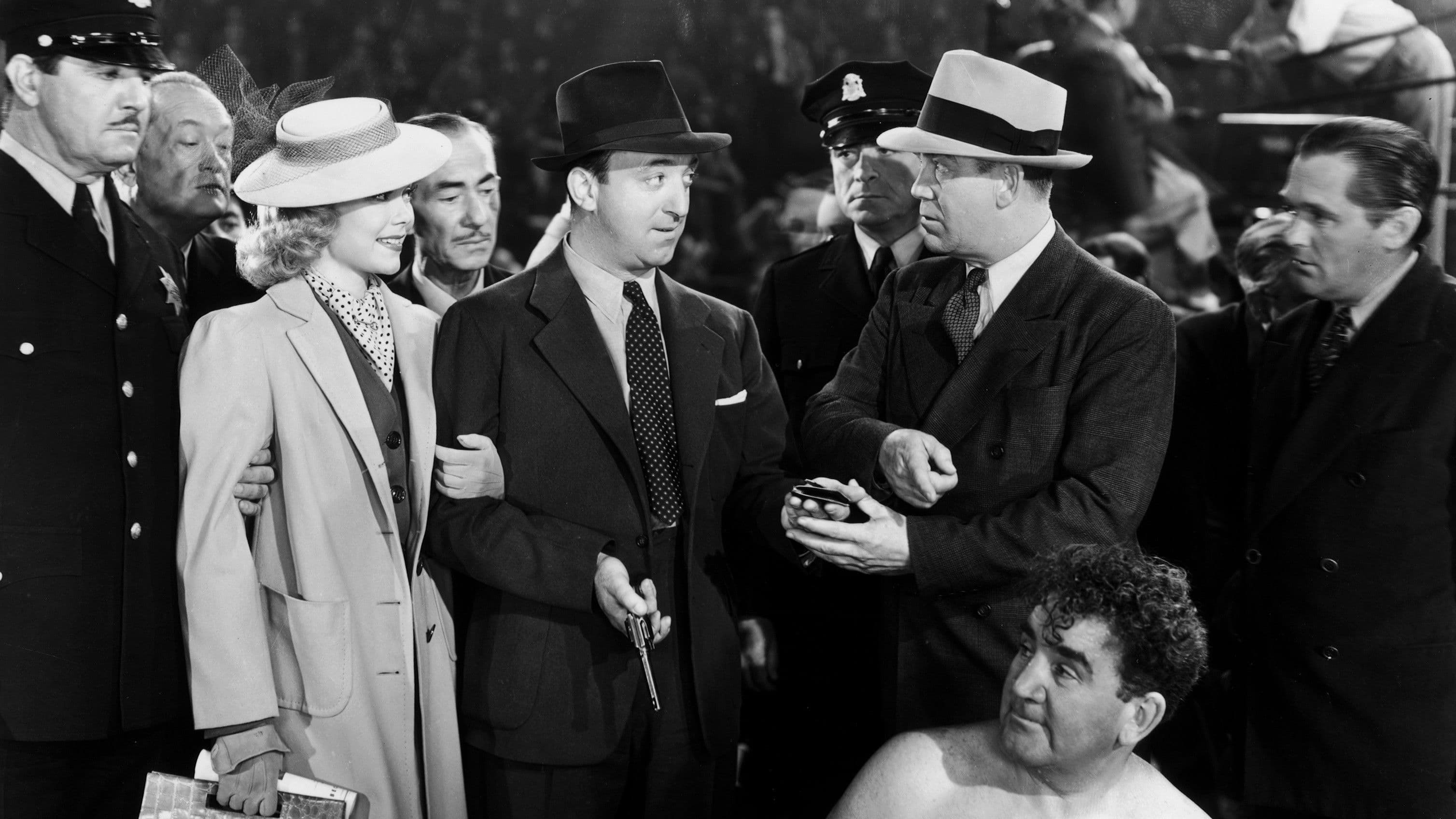 Poster backdrop for Torchy Blane... Playing with Dynamite