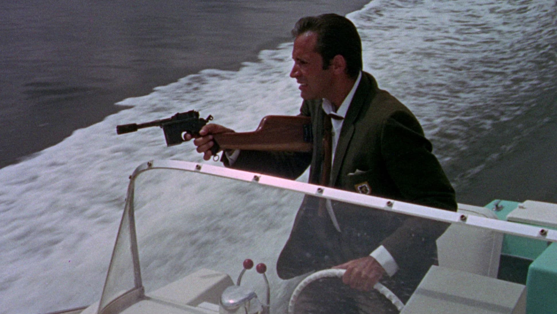 Poster backdrop for S.O.S. Operation Bikini