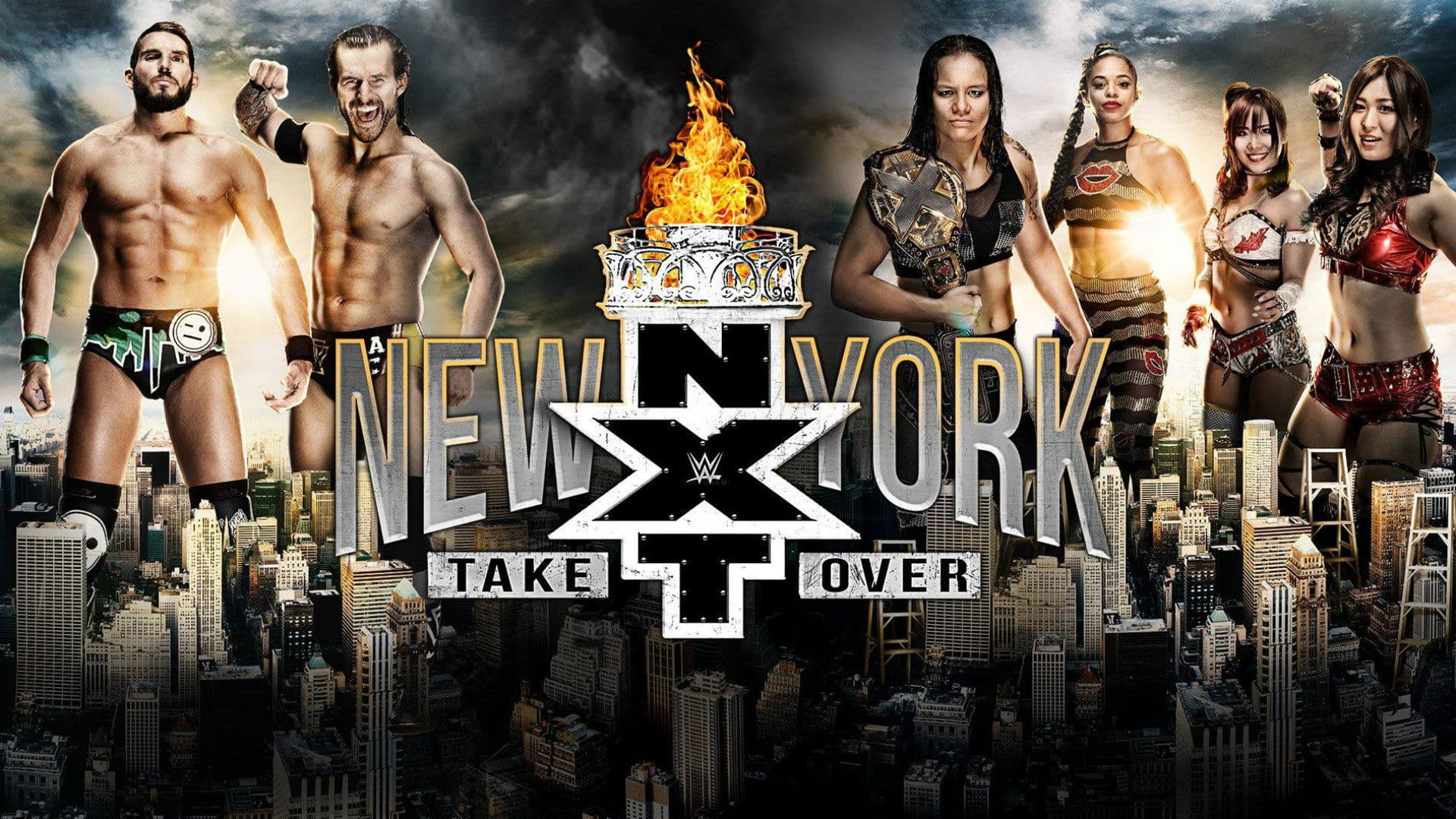 Poster backdrop for NXT TakeOver: New York