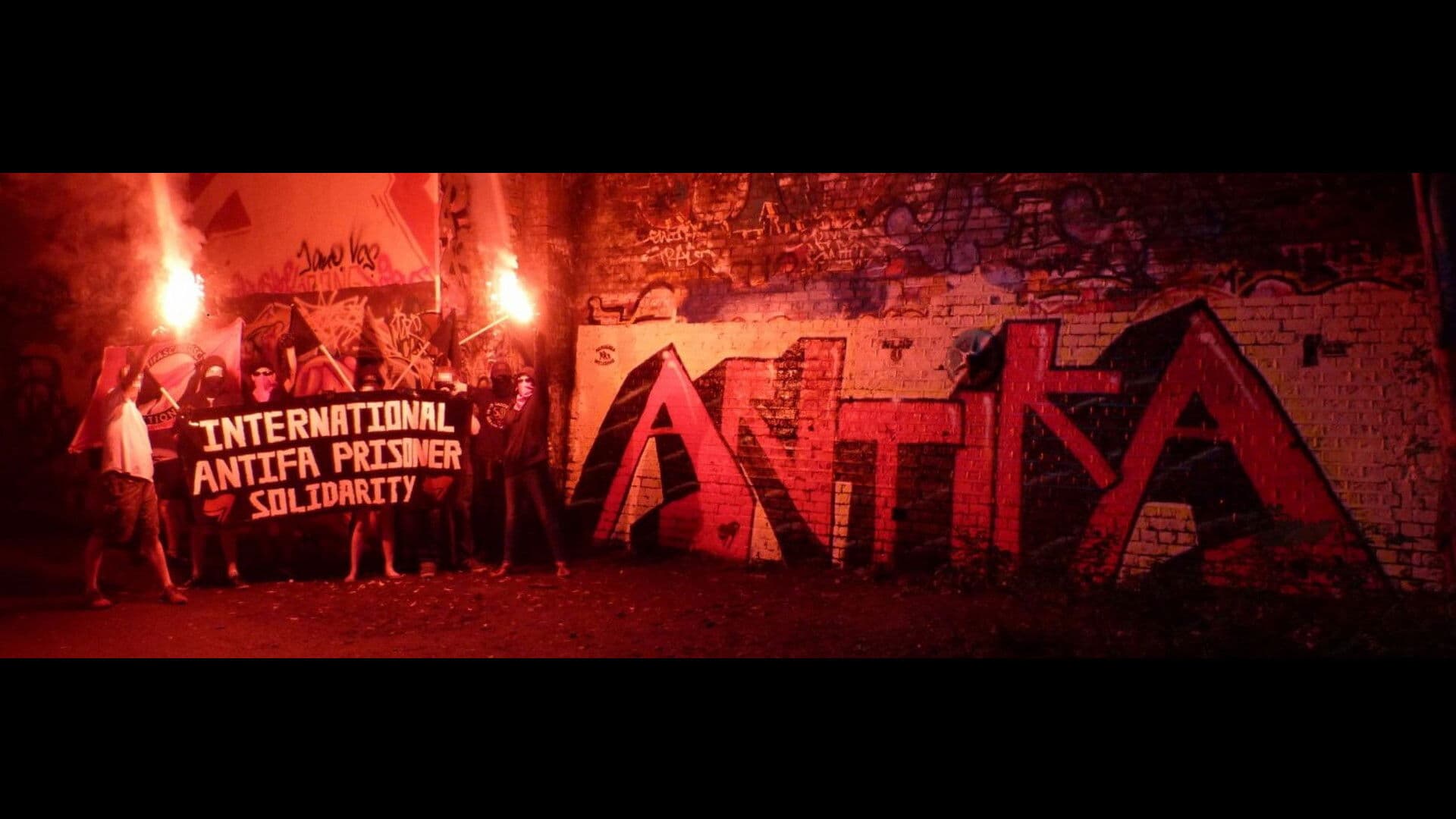 Poster backdrop for Antifa:  Rise of the Black Flags