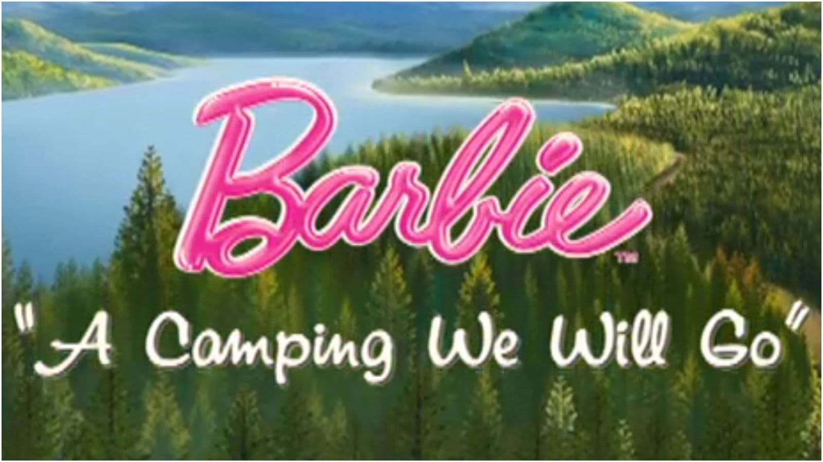 Poster backdrop for Barbie: A Camping We Will Go