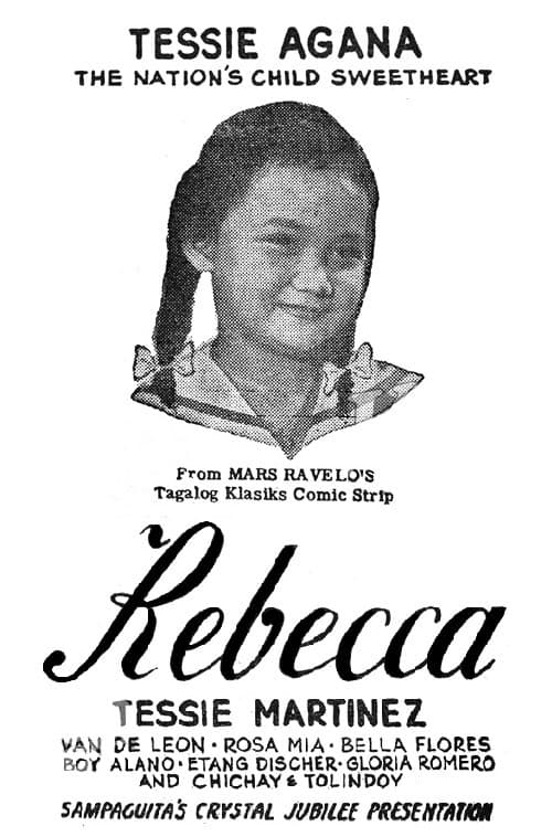 Poster backdrop for Rebecca