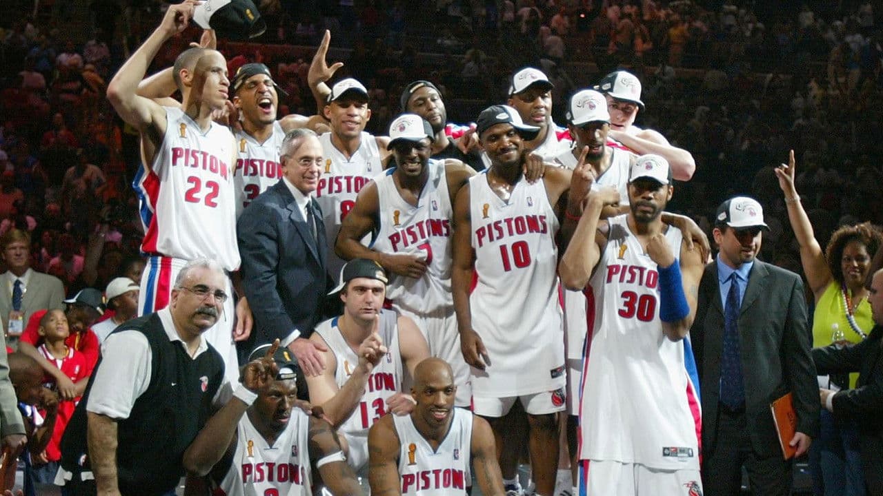 Poster backdrop for 2003-2004 NBA Champions - Detroit Pistons