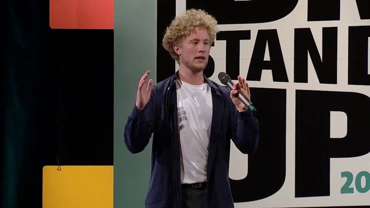 Poster backdrop for DM i Stand-Up 2017