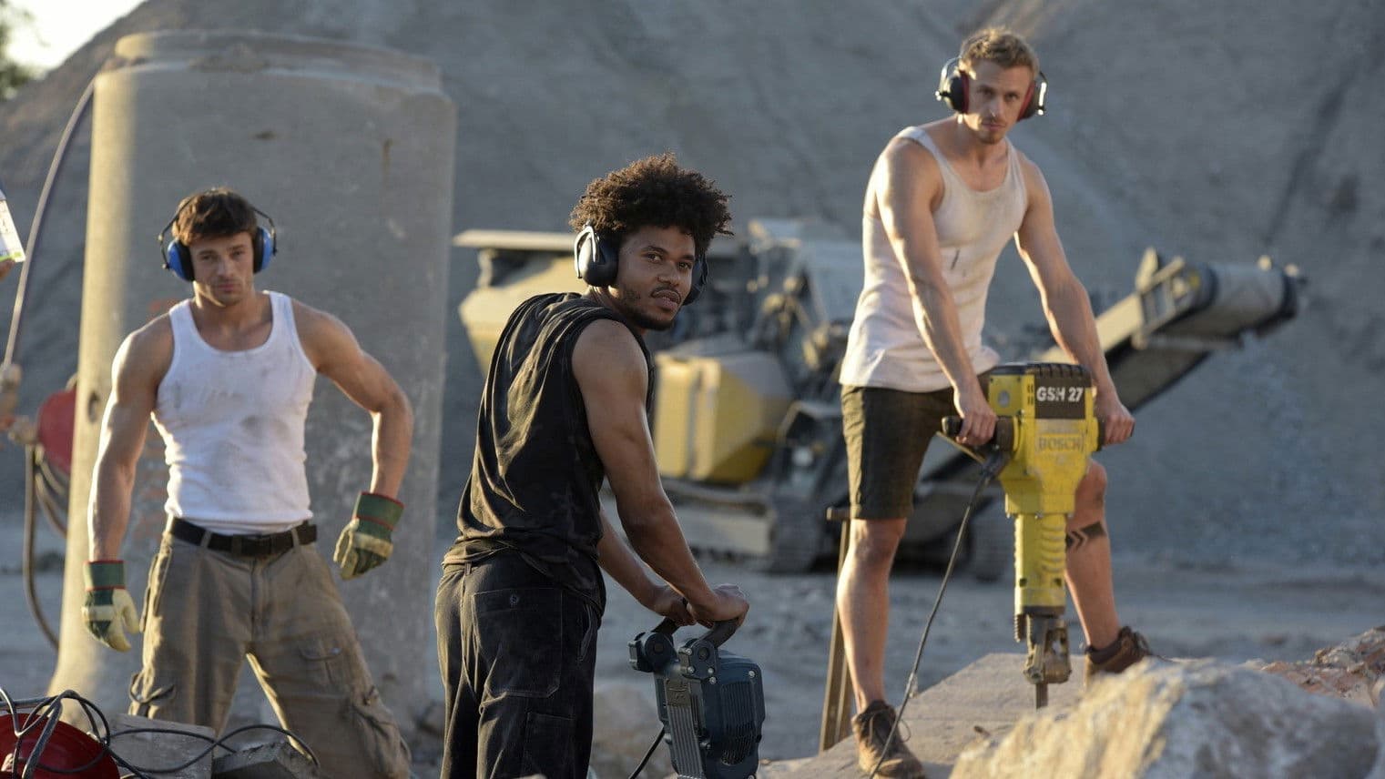 Poster backdrop for Unsere Jungs - Auch Strippen will gelernt sein