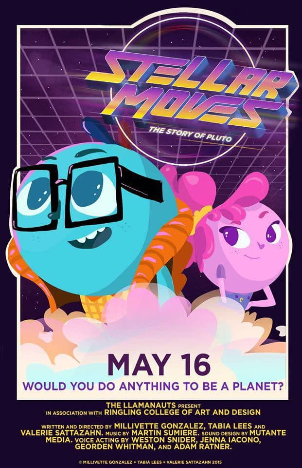 Poster backdrop for Stellar Moves - The Story of Pluto