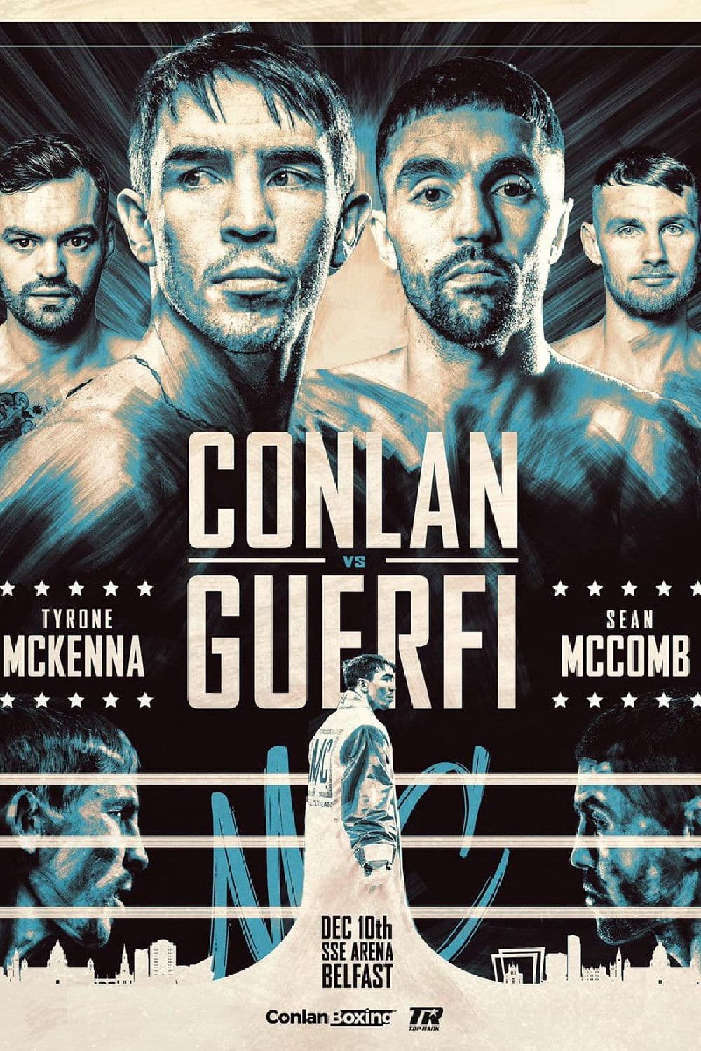 Poster backdrop for Michael Conlan vs. Karim Guerfi