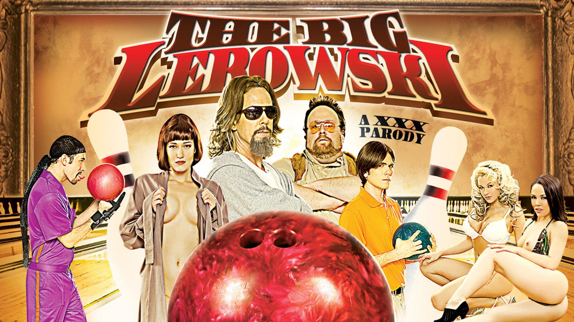 Poster backdrop for The Big Lebowski: A XXX Parody