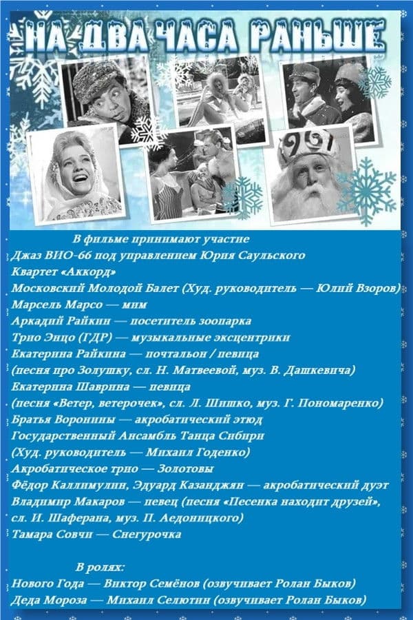 Poster backdrop for На два часа раньше