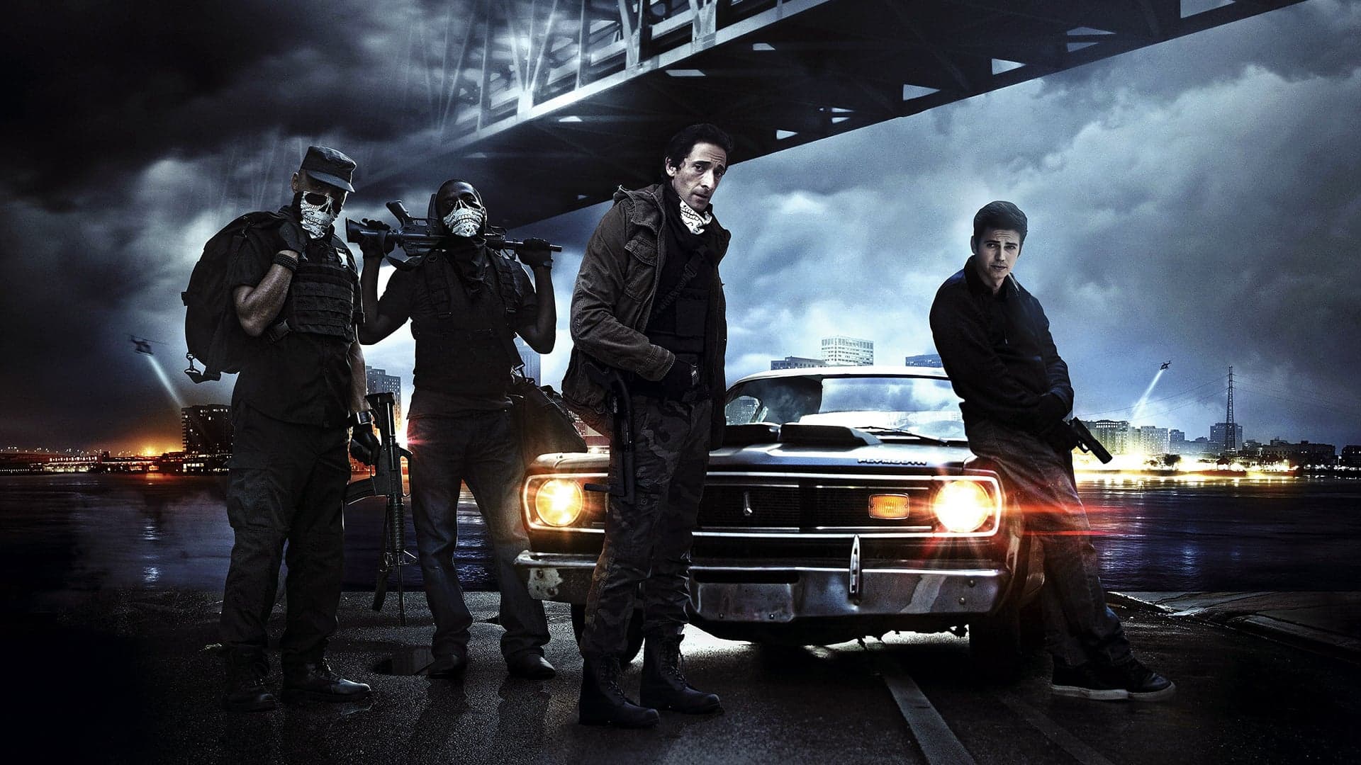 Poster backdrop for American Heist