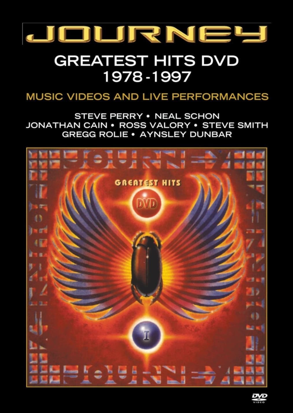 Poster backdrop for Journey - Greatest Hits DVD 1978-1997