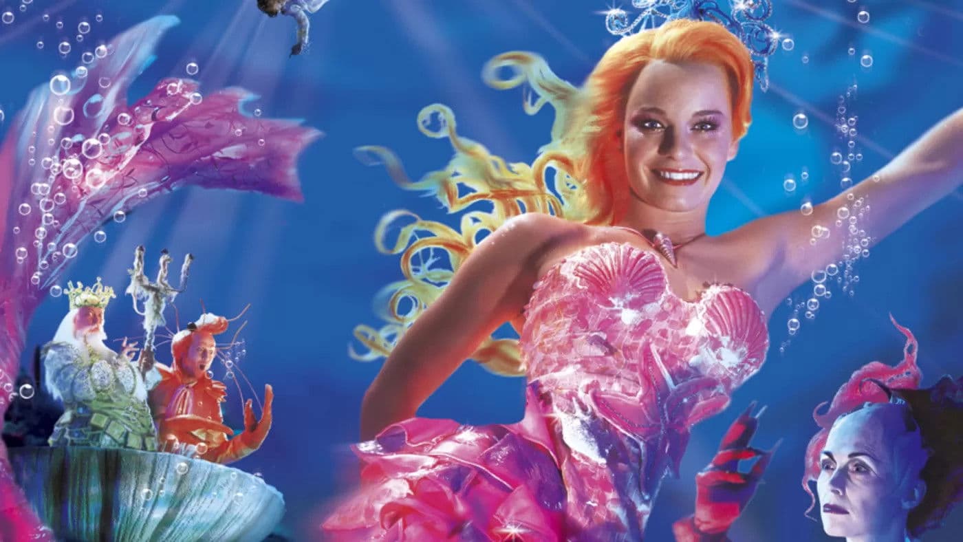 Poster backdrop for De Kleine Zeemeermin: De Musical