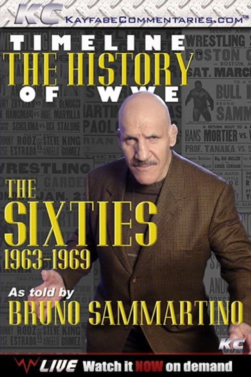 Poster backdrop for Timeline: The History of WWE – 1963-1969 – As Told By Bruno Sammartino