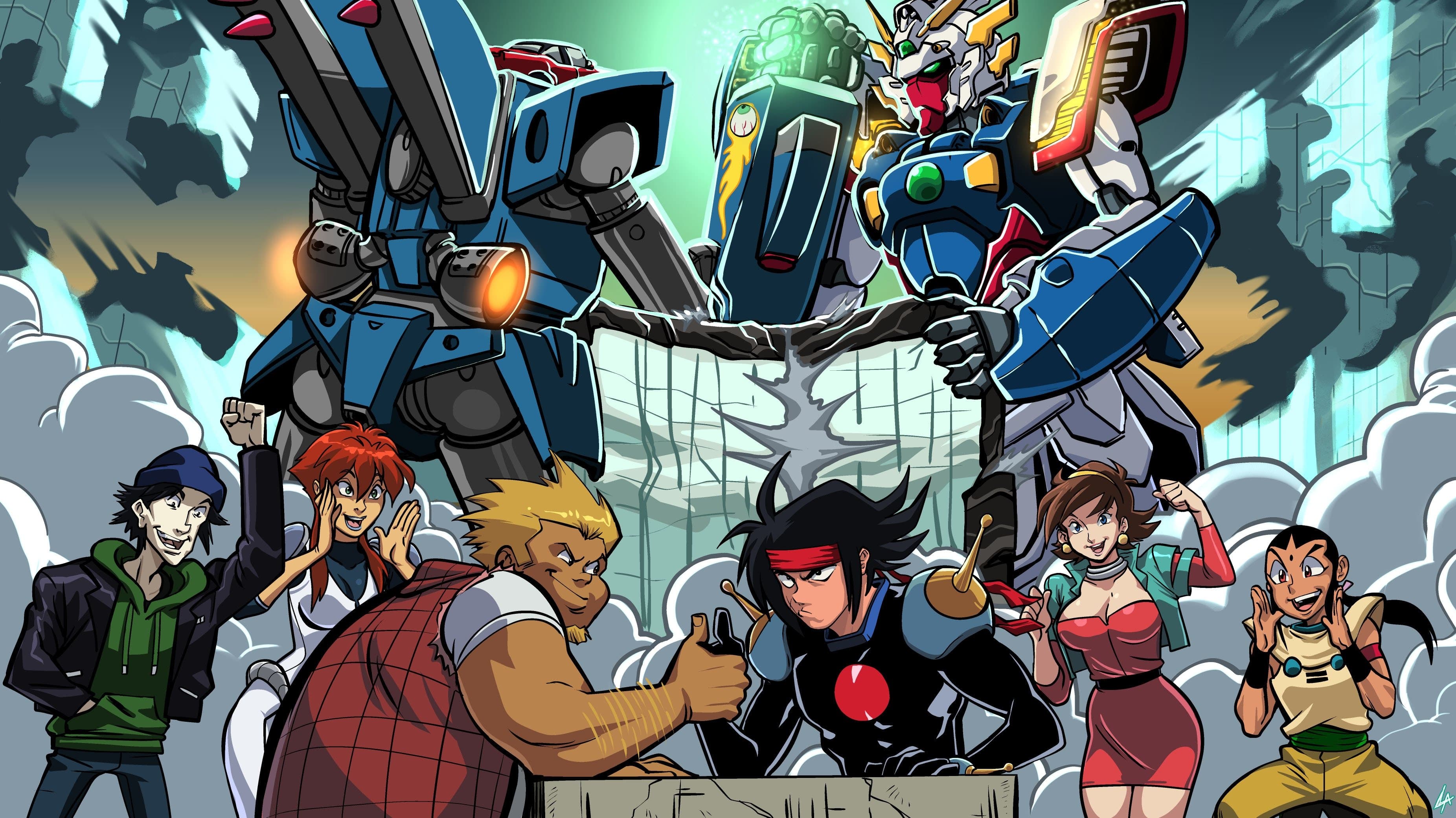 Poster backdrop for Megas XLR