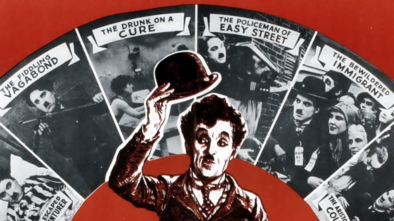 Poster backdrop for The Charlie Chaplin Festival