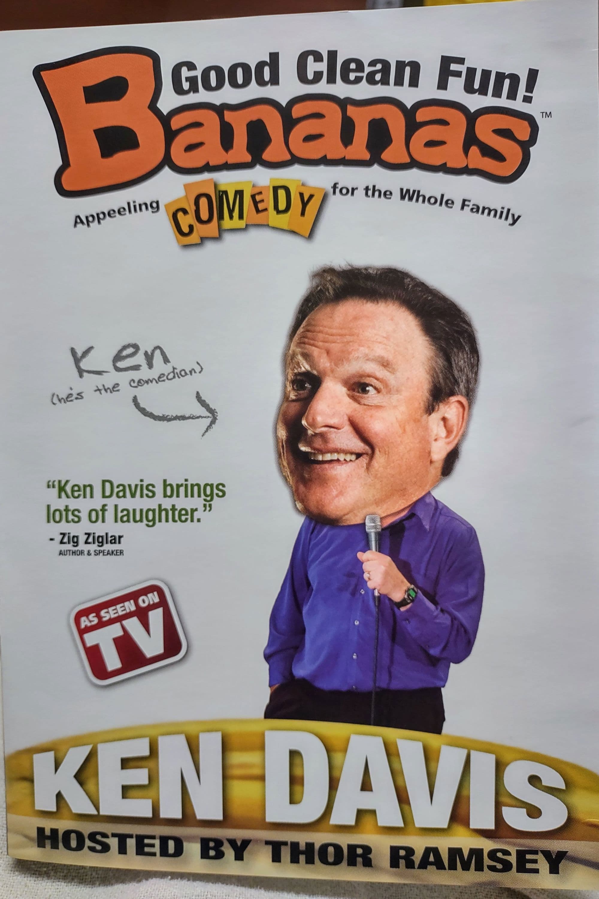 Poster backdrop for Bananas - Ken Davis