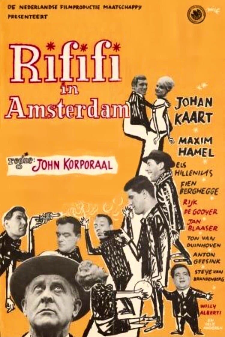 Poster backdrop for Rififi in Amsterdam