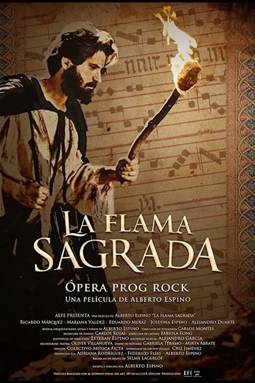 Poster backdrop for La flama sagrada