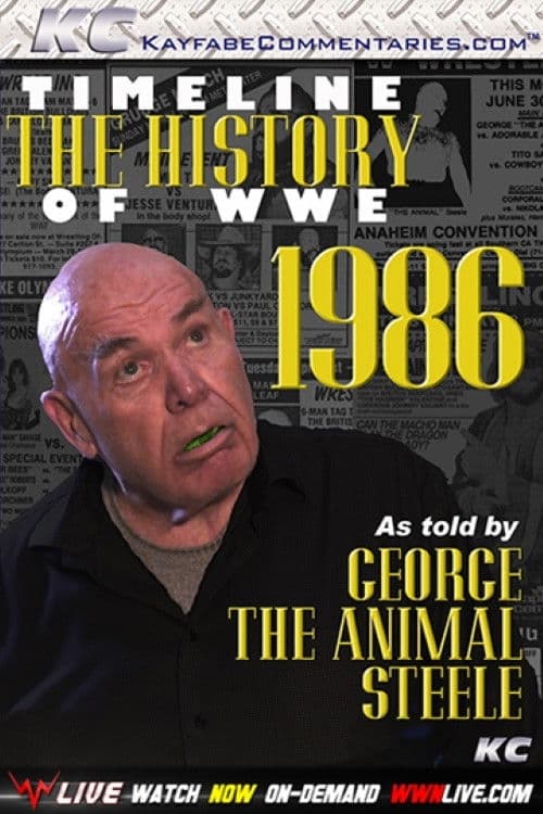Poster backdrop for Timeline: The History of WWE – 1986 – As Told By George Steele