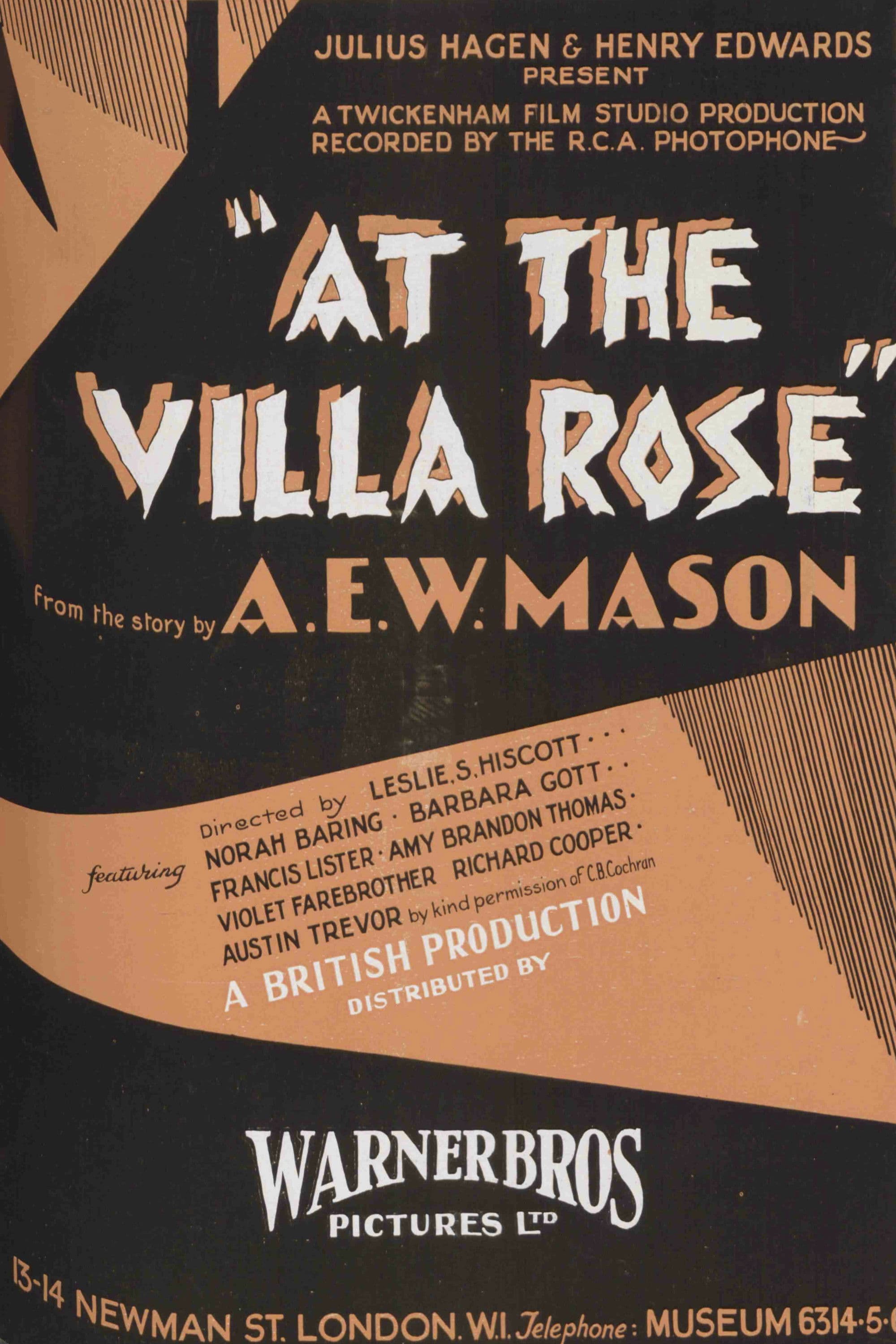 Poster backdrop for At the Villa Rose