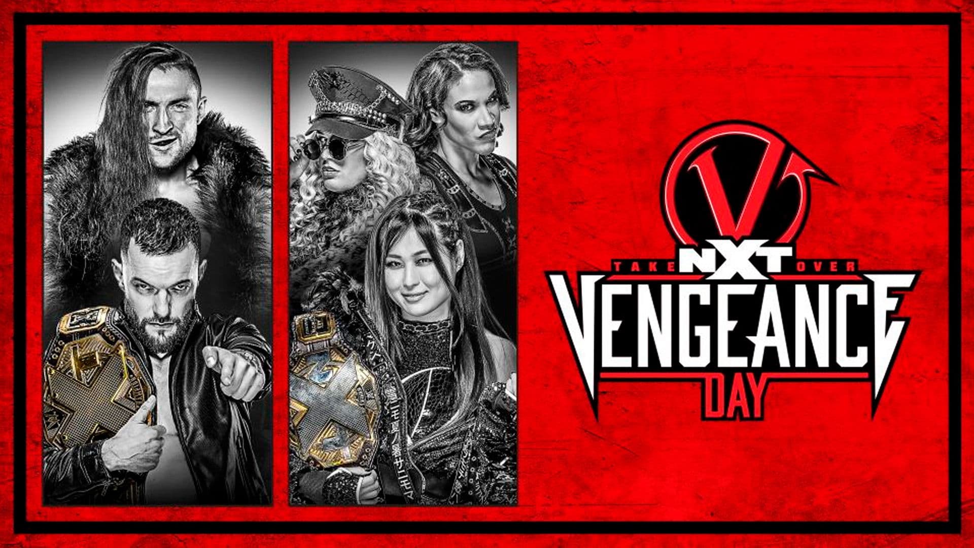 Poster backdrop for NXT TakeOver: Vengeance Day